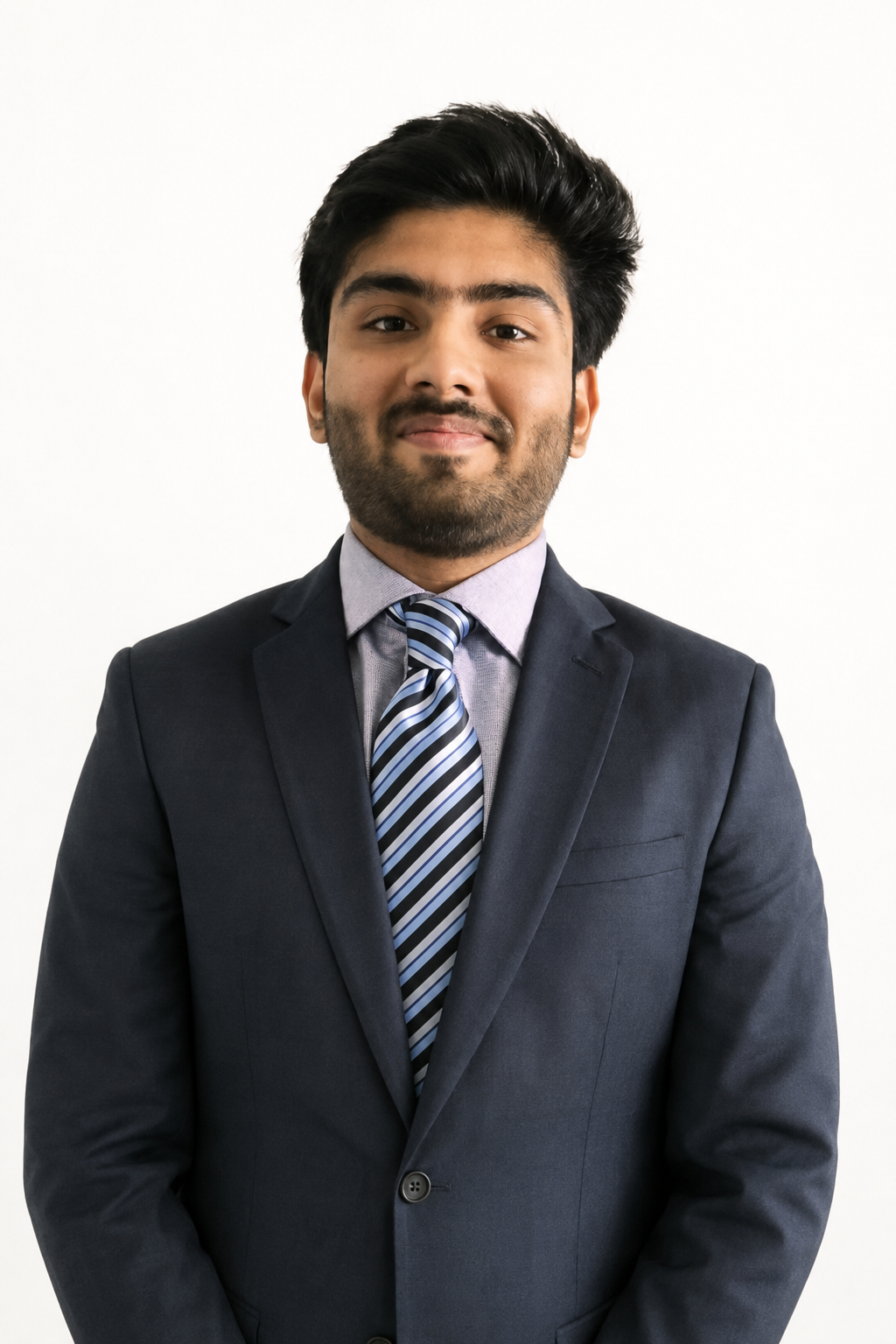 Deepesh Arsh in professional attire